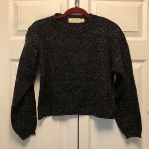 Vintage Black Express Cropped Sweater Size S